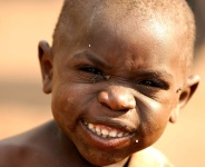 Portréty Pygmejů v Ugandě
